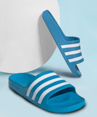 ADIDAS Men Slides(Blue , 9)
