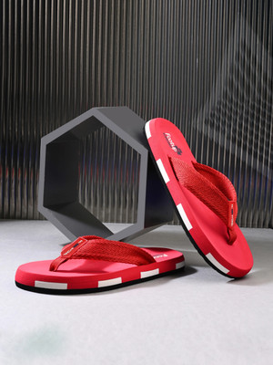 Footup Men Super Soft|Orthopedic|Comfortable|Lightweight|Diabetic Slippers(Red , 8)