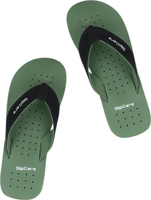 SLIPCARE Men Men Extra Soft Ortho Care Orthopaedic and Diabetic Comfort Doctor Slipper House Flip Flops(Green , 9)