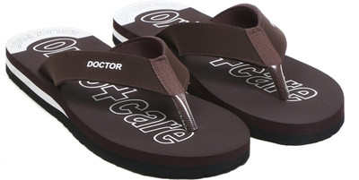 Fortiva Men Slippers(Brown , 6)