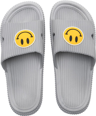 Cassiey Men Slides(Grey , 8)