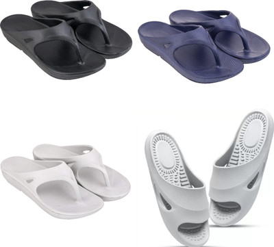 Feel alive Men Slippers(Multicolor , 10)