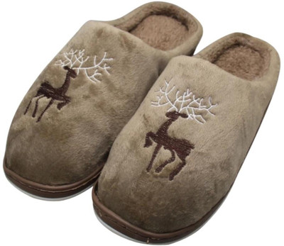 Mahi Enterprises Men Flip Flops(Beige , 6)