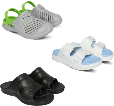 Acorn Men Slides(Green, Blue, Black , 8)