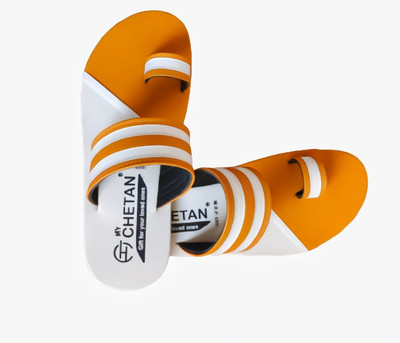 MyChetan Men Slippers(Yellow , 8)