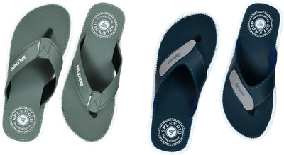 Splendid Enterprises Men Slippers(Green, Blue , 9)