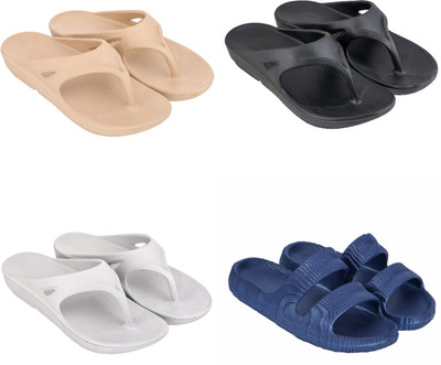 house of common Women Slides(Multicolor , 10)