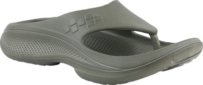 WELCOME Men Lightweight with Arch Support Durable Anti-Skid & Stylish Dailywear| Flip Flops(Olive , 7)
