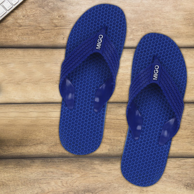 MIGOLITE Men Migolite Acupressure Unisex Comfortable Flip Flops for Daily Comfort Flip Flops(Blue , 9)