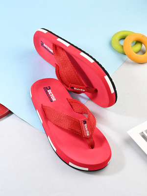 Doctor Health Super Soft Men Men's Orthopedic Slippers | Soft Cushion, Lightweight, Doctor Recommended Design Slippers(Red , 10)