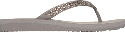 Skechers Women Slippers(Grey , 5)