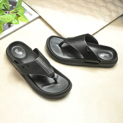 Footup Men Super Soft|Orthopedic|Comfortable|Lightweight|Diabetic Flip Flops(Black , 7)