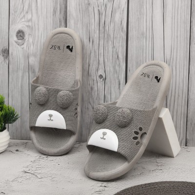 Gizmoz Women Slides(Grey , 6)