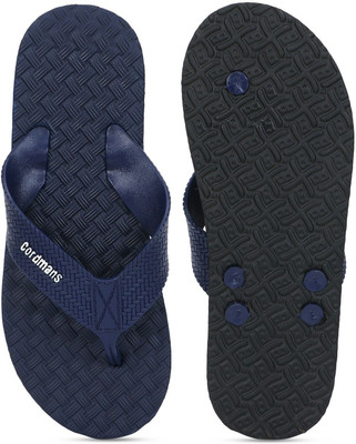 Cordmans Men Slippers(Blue , 7)