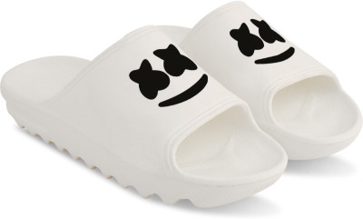 DAKU SHOES Men Flip Flops(White , 9)