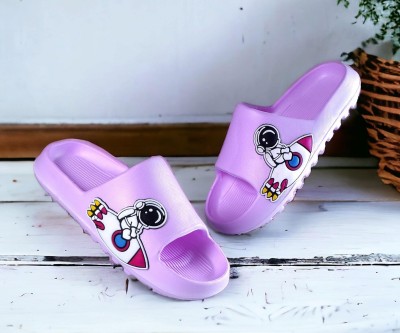 KAPYANSH Women Slides(Purple , 7)