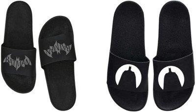 nvisan Men Slides(Grey, White, Black , 10)
