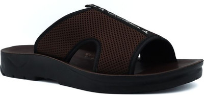 TREKIVA Men Premium Sandal Trendy Comfortable Flexible & Durable, Anti-Skid| TPG-3046 Slippers(Brown , 7)