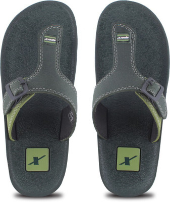 Sparx Men Flip Flops(Olive , 8)
