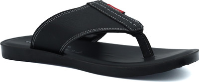 TREKIVA Men Premium Slippers Trendy Comfortable Flexible & Durable, Anti-Skid| TPG-3044 Slippers(Black , 8)