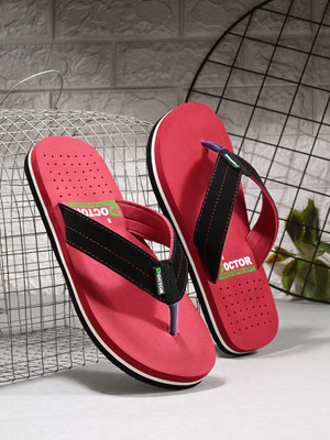 Footup Men Newly launch Premium Soft Comfortable Orthopaedic Diabetic Lightweight Antiskid Slippers(Maroon , 8)