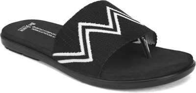 BIG JUNIOR Men Slippers(Black , 7)