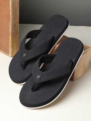 yoho Men Slippers(Black , 6)