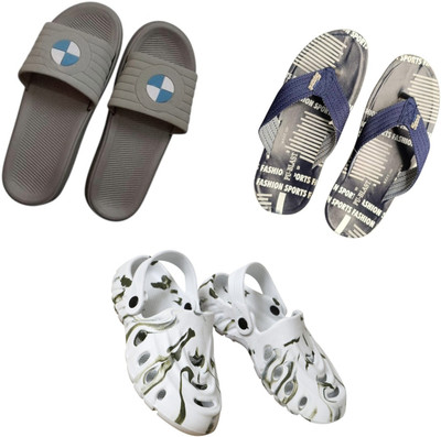 BLIBBERS Men Slippers(Multicolor , 6)