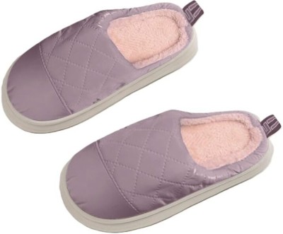 DRUNKEN Women Flip Flops(Purple , 3)