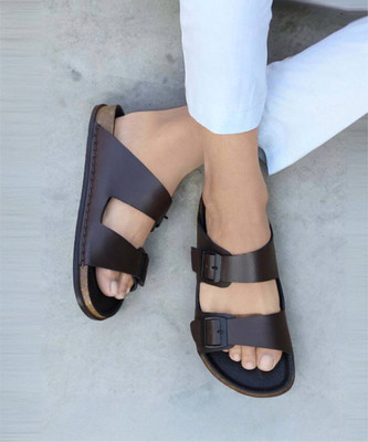 Layasa Men Slides(Brown , 11)