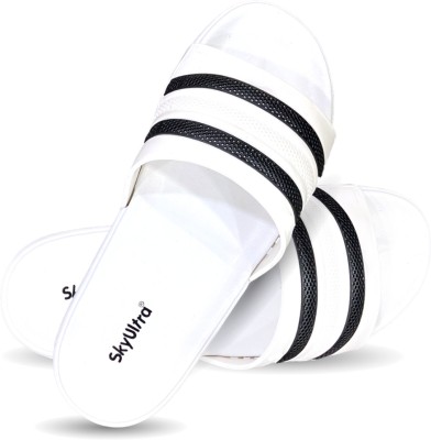 Skyultra Men Slides(White , 8)