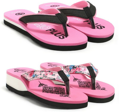 zebio Women Slippers(Pink, Pink , 5)