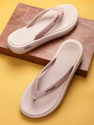 PICAASO Women Slippers(Off White , 7)