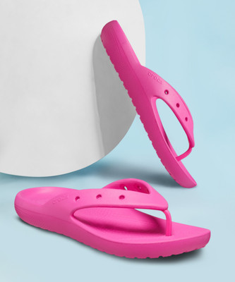 CROCS Women Classic 2.0 Flip Flops(Pink , 10 UK/India)