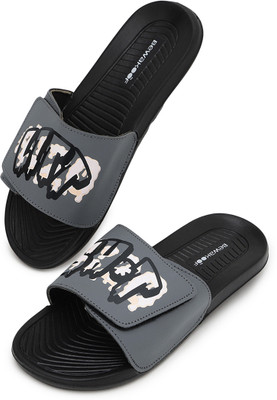 BEWAKOOF Men Slides(Black , 7)