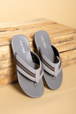 Nico Nerini Men Slippers(Grey , 9)