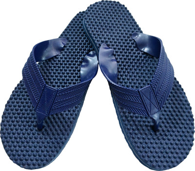 BreeZy Men Flip Flops(Navy , 6)