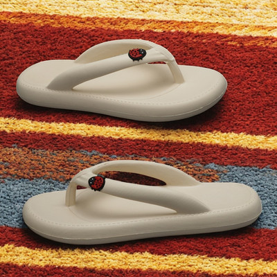 house of common Women Slippers(Off White , 8)