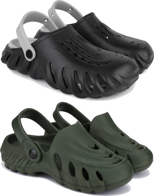 DRACKFOOT Men Clogs(Olive , 7)