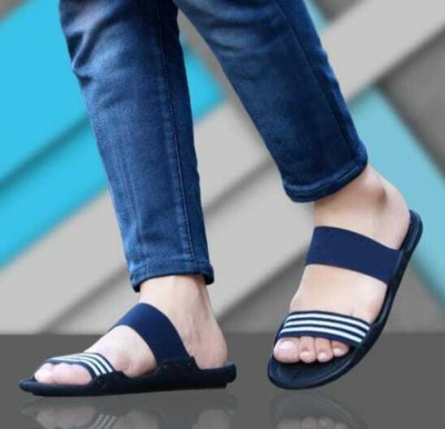 City shoes collection Men Slides(Blue , 7)