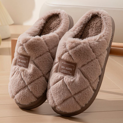 RICHMEN Men Slippers(Brown , 8)