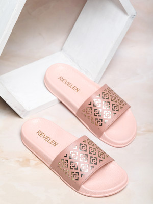 Revelen Men Slides(Pink , 3)