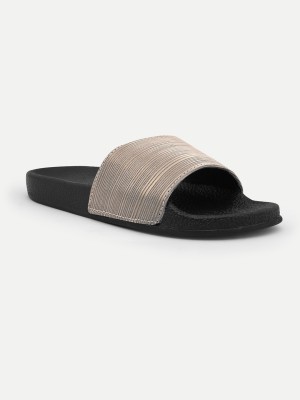 FREECO Women Slides(Grey , 6)