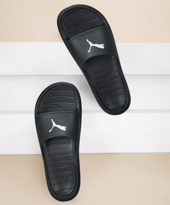 PUMA Men Divecat V2 Lite Res Slides(Black , 8)
