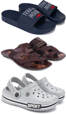 DRACKFOOT Men Slippers(Multicolor , 10)