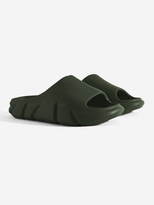 The Souled Store Men Slides(Olive , 6)