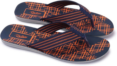 Pu-Pine Men Trending Stylish Flip Flops(Orange , 9)