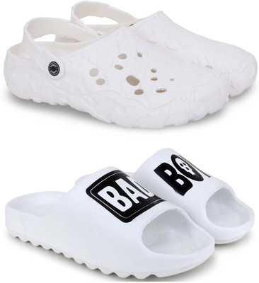 Pampy Angel Men Slippers(White, White , 9)
