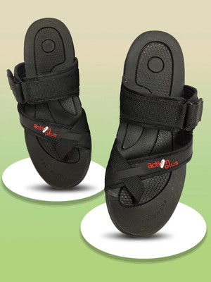 action Men Men APTM-07 Slippers(Black , 6)