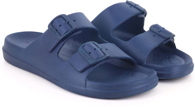 FLITE Men Slides(Navy, Blue , 8)